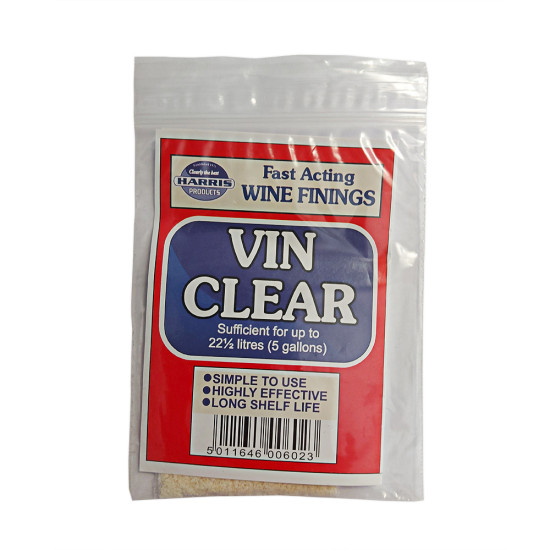 Vin Clear - Fast acting Wine Finings