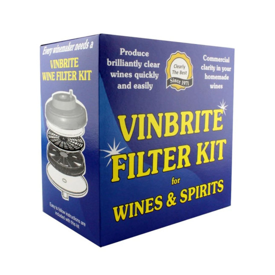 Vinbrite Filter Kit for Wine and Spirits (Harris Filters)