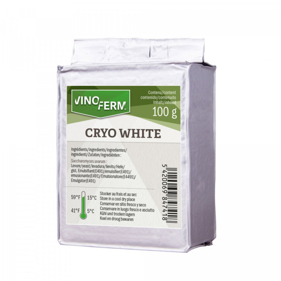 Vinoferm Cryo White 100g - Dried Wine Yeast